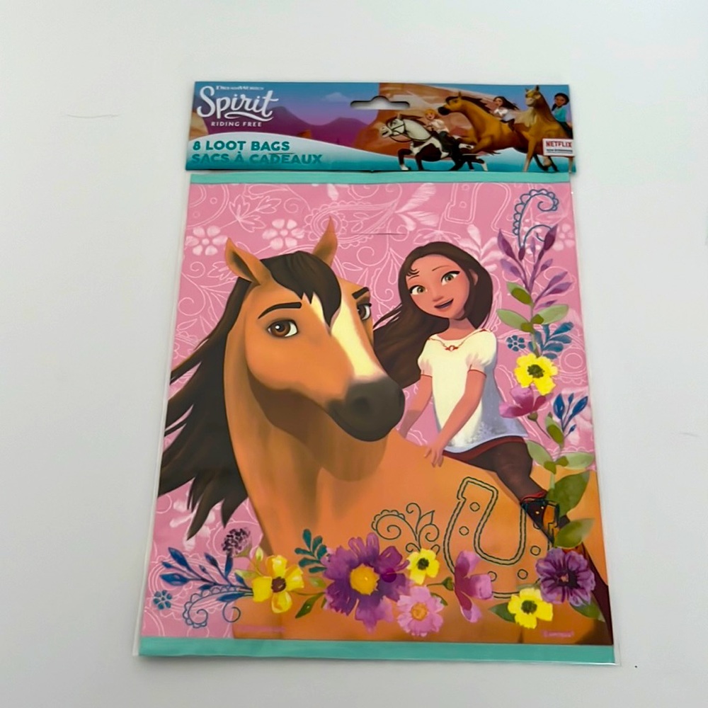 8 pcs Spirit Loot Bags Favor Bags Treat Bags (7.25"x9" in.)